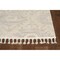 Homeroots 39 x 59 in. Polyester Diamonds Area Rug wth Fringe, Ivory & Beige 375678 - alternate 2